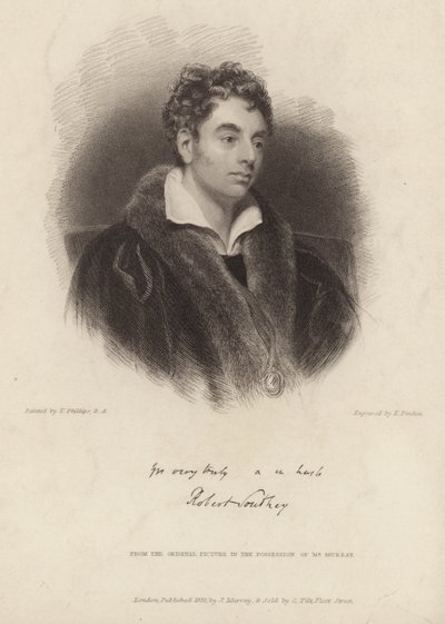 Portrait of Robert Southey  by Thomas Phillips
